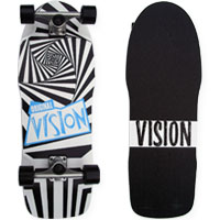 VISION Gator Cruiser Skateboard AntiBite WheelWell